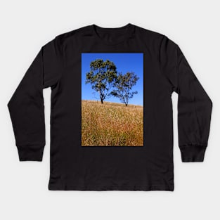 Australian Rural Scenic Kids Long Sleeve T-Shirt